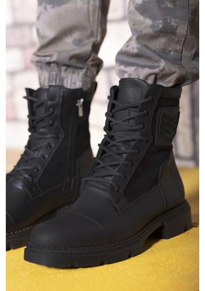 Siyah Siyah Erkek Bot 0012638 indirimleri