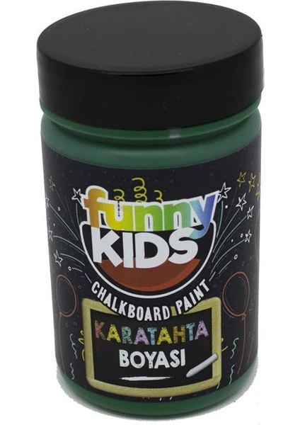 Funny Kids Kara Tahta Boyası 100CC - 1222 Yeşil