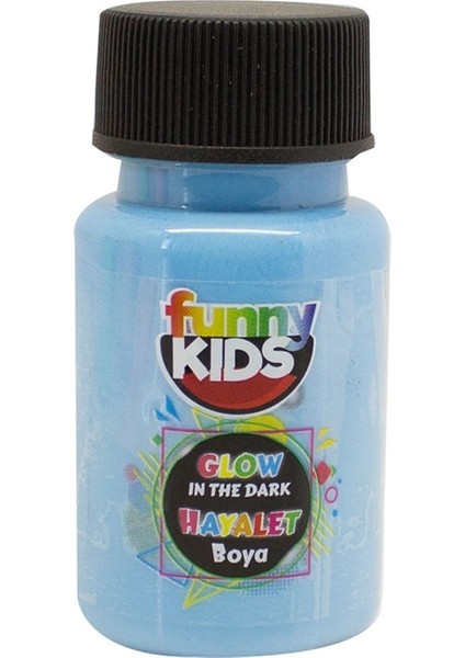 Funny Kids Glow In The Dark Hayalet Boya 50CC - 4488 Mavi