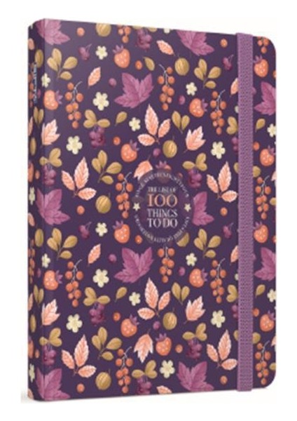 100 Thıngs 17X 24 Ip Dikişli Sert Kapak Defter 120 Yp Çizgili