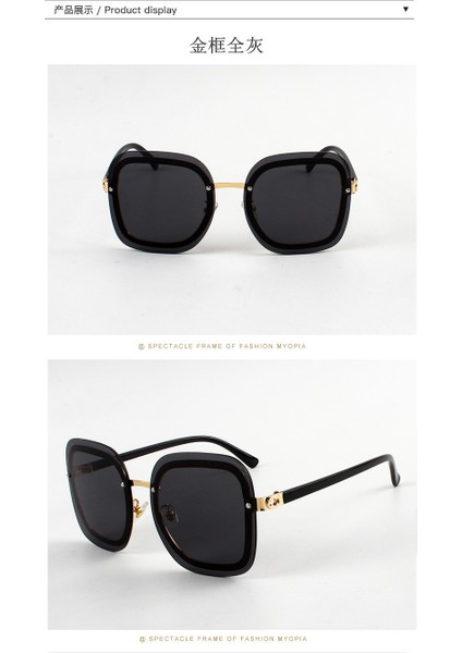 Uv Korumalı Çerçevesiz Kadın Güneş Gözlüğü - Siyah (Yurt Dşından)(Yurt Dışından) fiyatları