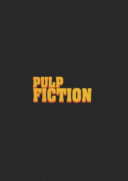 Pulp Fiction Sanatsal Çerçeveli Poster (30*42)