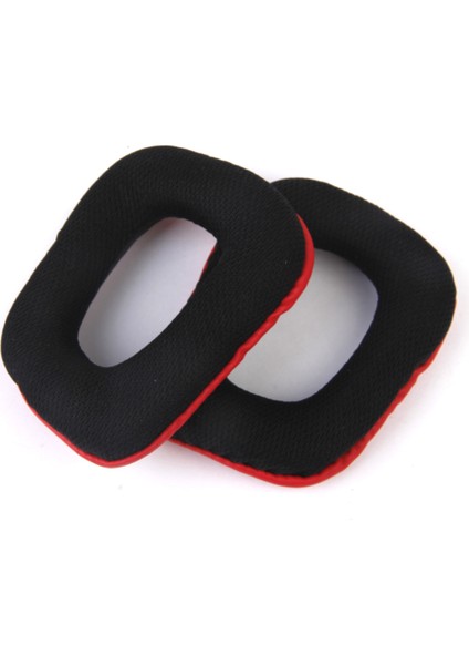 2pcs Yedek Kulak Pedleri Earpads Kupa Kapak Logitech Kulaklıklar İçin Sünger Yastığı Kırmızı (Yurt Dışından)