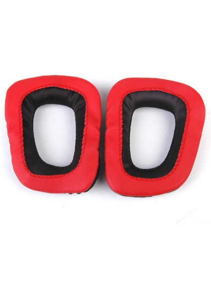 2pcs Yedek Kulak Pedleri Earpads Kupa Kapak Logitech Kulaklıklar İçin Sünger Yastığı Kırmızı (Yurt Dışından)