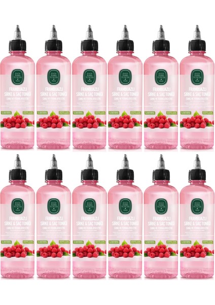 Saç Toniği 500ml Frambuazlı Sirkeli (12 Li Set)