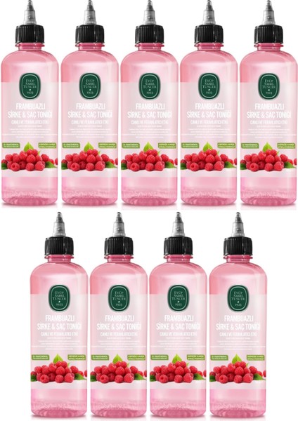 Saç Toniği 500ml Frambuazlı Sirkeli (9 Lu Set)