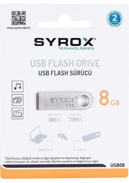 Metal Flash Bellek USB 32 GB