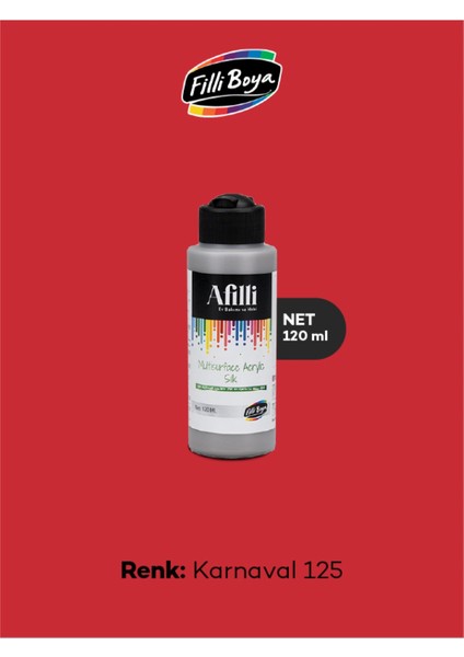 Afilli Multisurface Akrilik Boya Karnaval 125