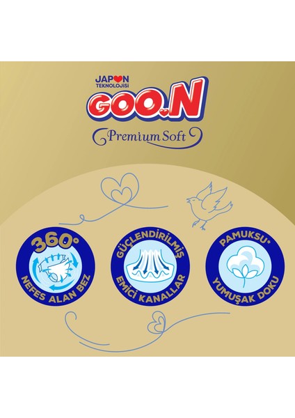 Premium Soft Bebek Bezi Beden:3 (7-12KG) Midi 304 Adet Avantaj Fırsat Pk