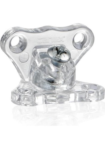 Canex Açılı Kelebek Bağlantı Plastik Şeffaf