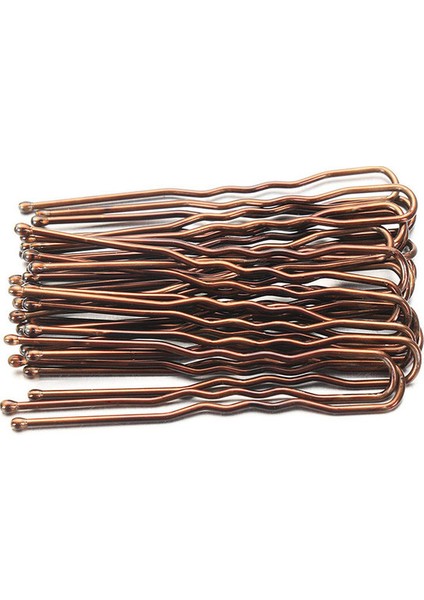 50 Adet U Şekilli Alaşım Tokalar Dalgalı Saç Klipleri Basit 5 cm
