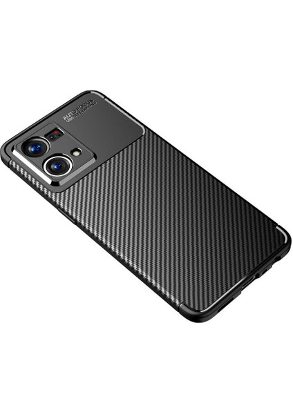 Oppo Reno 7 4g ile Uyumlu Kılıf Karbon Delüx Tpu Silikon Lacivert modelleri