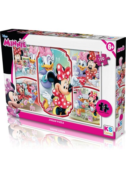 MIN714 Ks, Minnie 100 Parça Puzzle