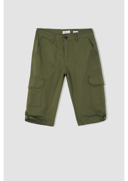 Regular Fit Kargo Kapri Şort N6621AZ22HS