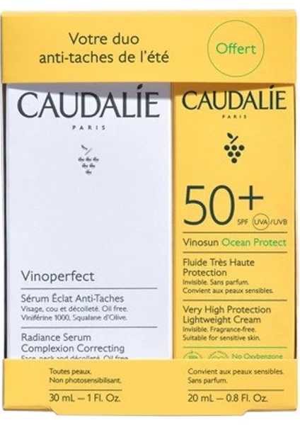 Vinoperfect 30ML Serum +Caudalie 50+Güneş Kremi 20ML