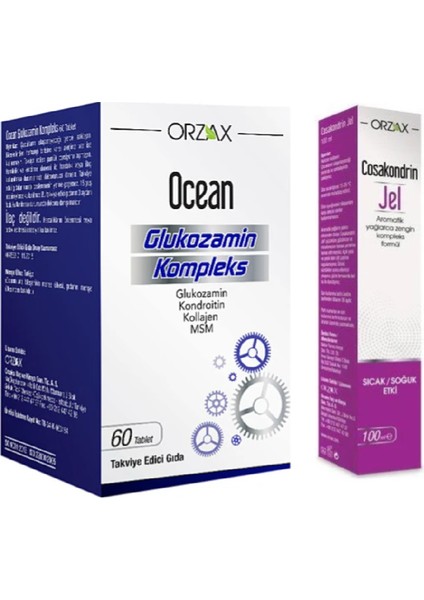Ocean Glucosamine Complex 60 Tablet & Cosakondrin Jel 100 ml