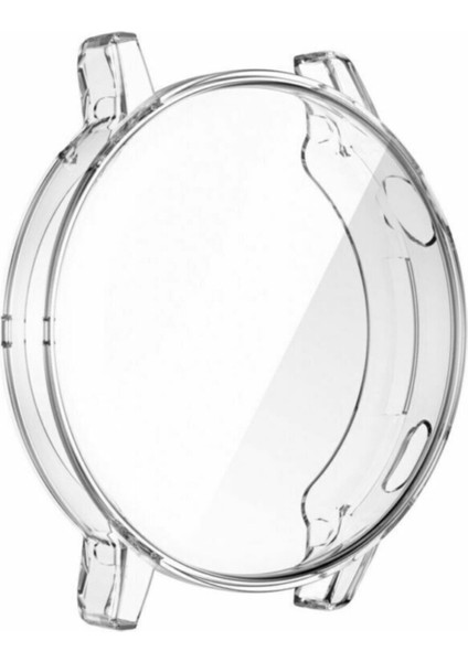 Huawei Watch Gt3 42MM Uyumlu Önü Kapalı Silikon Ekran ve Kasa Koruyucu Kılıf