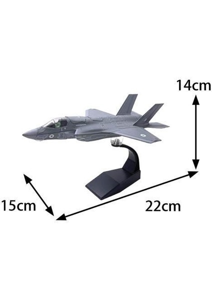 Alaşım Diecast 1/72 Ölçekli Uçak F-35B Masaüstü Raf Dekoru Için Fighter (Yurt Dışından)