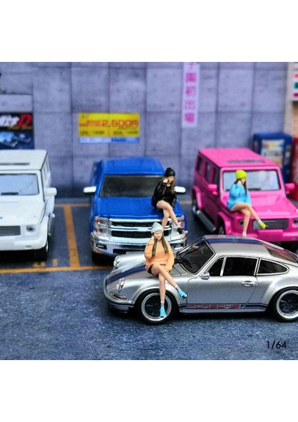 1:64 Rakamlar Model Koleksiyonu Arabalar Kamyonlar Bebekler Oyuncaklar Yapı Düzeni Siyah (Yurt Dışından)