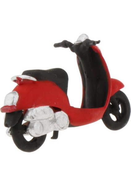 1:64 Model Mini Plastik Scooter Düzen Senaryo Modeli Matchbox Kırmızı (Yurt Dışından)