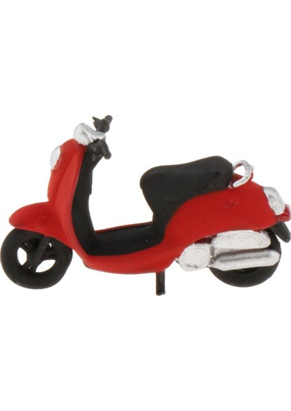 1:64 Model Mini Plastik Scooter Düzen Senaryo Modeli Matchbox Kırmızı (Yurt Dışından)