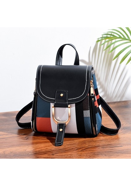 Çok Işlevli Gündelik Tek Omuzlu Çanta Siyah