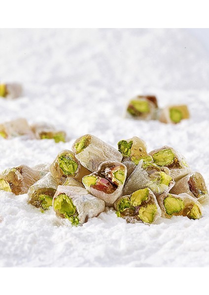ÇİFTE KAVRULMUŞ ANTEP FISTIKLI LOKUM (250 gr)Çifte