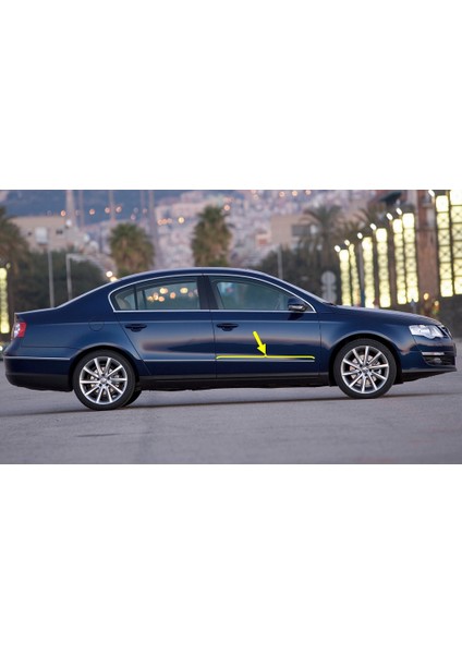 Vw Volkswagen Passat B6 2006-2011 Sağ Ön Kapı Çıtası Krom Nikelaj 3C0853516C