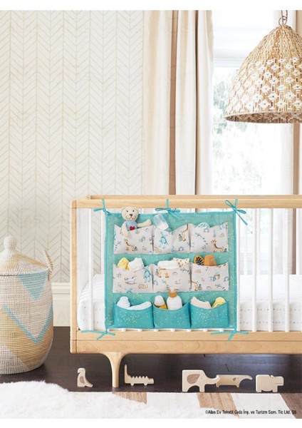 Baby Bebek 9 Cepli Beşik Düzenleyici 54*49 Mavi fiyatları