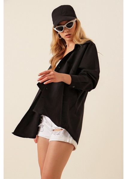 Trikoton Ön Cepli Gömlek fırsatları