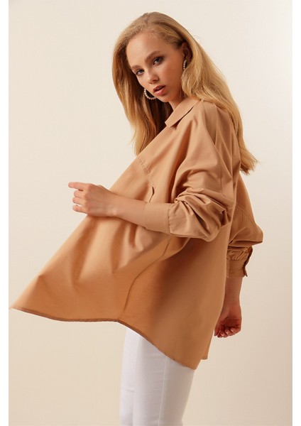 Trikoton Ön Cepli Gömlek modelleri