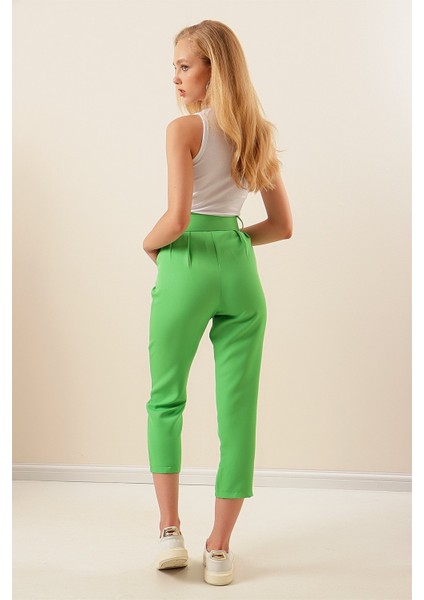 Havuç Kemerli Kumaş Pantolon fiyatları