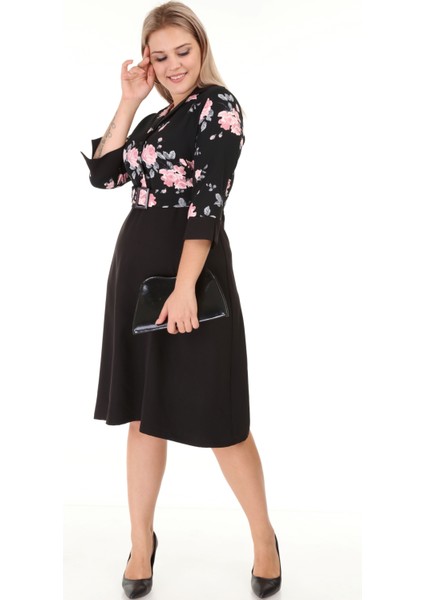 Büyük Beden Elbise Kemerli Şık Tasarım fiyatları