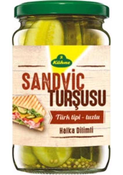 Sandviç Turşusu Türk Tipi 530 gr