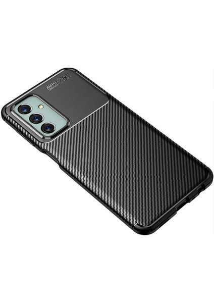 Casestreet Samsung Galaxy M23 Kılıf Negro Karbon Kamera Korumalı Silikon+Nano Glass Siyah fiyatları