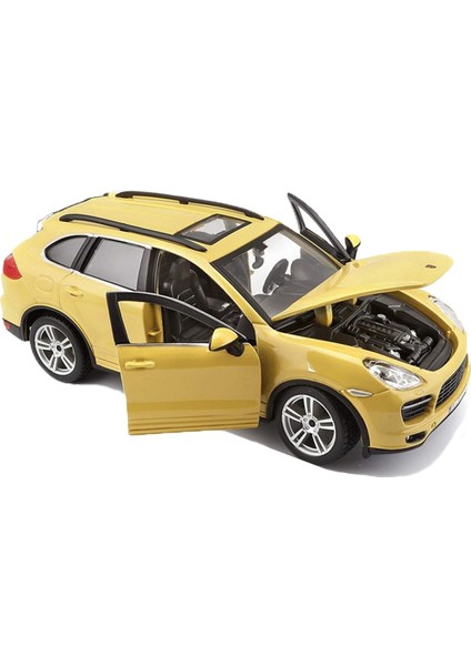 1:24 Porsche Cayenne Turbo Plus Sarı Model Araba
