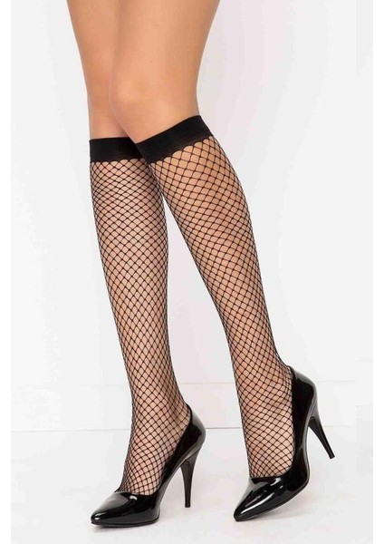 Klasik File Dizaltı Çorap