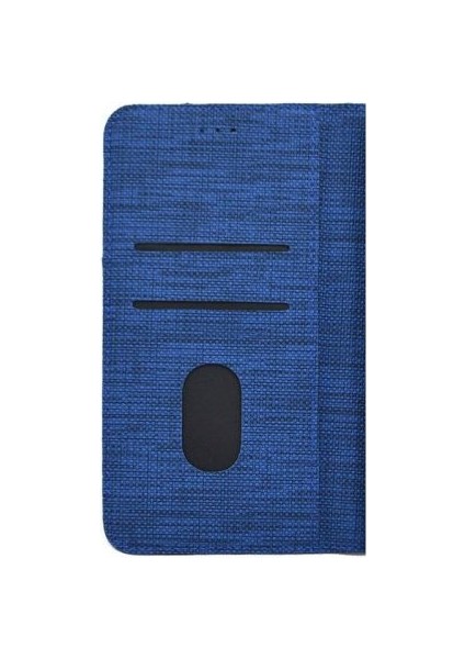 General Mobile Gm 22 Pro Kılıf Kartvizitli Exclusive Spor Cüzdan Lacivert