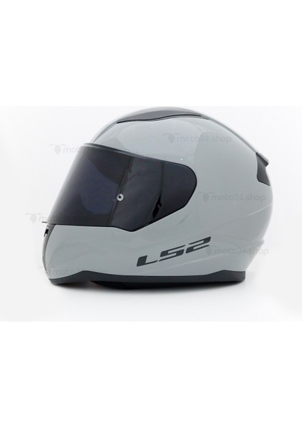 Rapıd Nardo Gri Kask ( Siyah + Beyaz Cam ) *