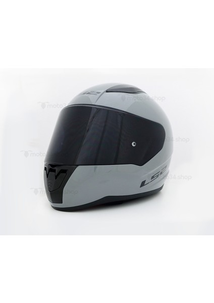 Rapıd Nardo Gri Kask ( Siyah + Beyaz Cam ) *