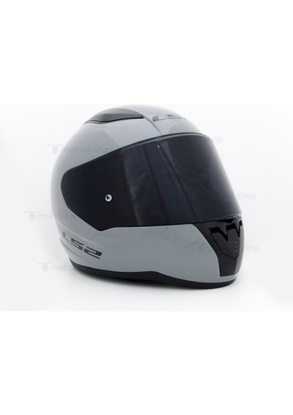 Rapıd Nardo Gri Kask ( Siyah + Beyaz Cam ) *