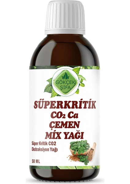 Çemen Süperkritik Mix Yağı 50 ml (FENUGREEK SUPERCRİTİCAL MİX OİL)