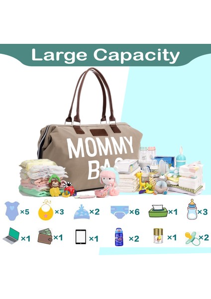 Kadın Mommy Bag Anne Bebek Bakım Çantası