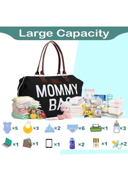 Kadın Mommy Bag Anne Bebek Bakım Çantası