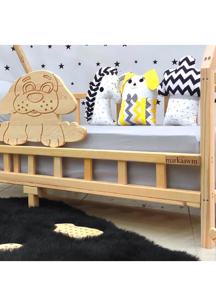 Montessori Yatak Doğal Çam Çocuk ve Bebek Yatağı modelleri