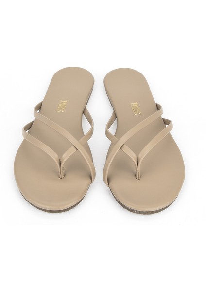 Tkees, Kadın Terlik 12136 TK5005 Vizon