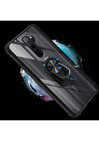 Xiaomi Redmi Note 8 Pro Tam Korumalı Yüzüklü Renkli Kenarlı Manyetik Mola Kılıf fırsatları