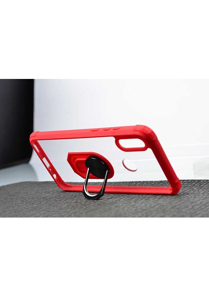 Huawei P Smart 2019 Tam Korumalı Yüzüklü Renkli Kenarlı Manyetik Mola Kılıf fırsatları
