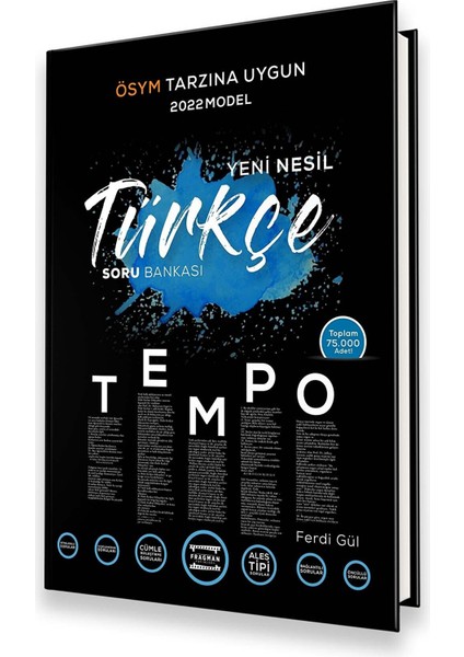 2023 TYT Tempo %100 Yeni Nesil Türkçe Soru Bankası