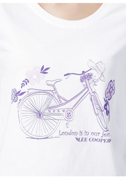 Lee Cooper T-Shirt, Xs, Ekru